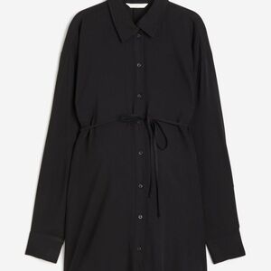 NWT tie belt blouse • before and after maternity